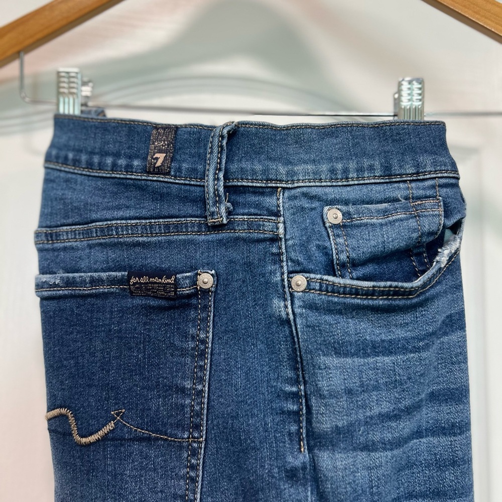 7 For All Mankind Dark Blue Denim